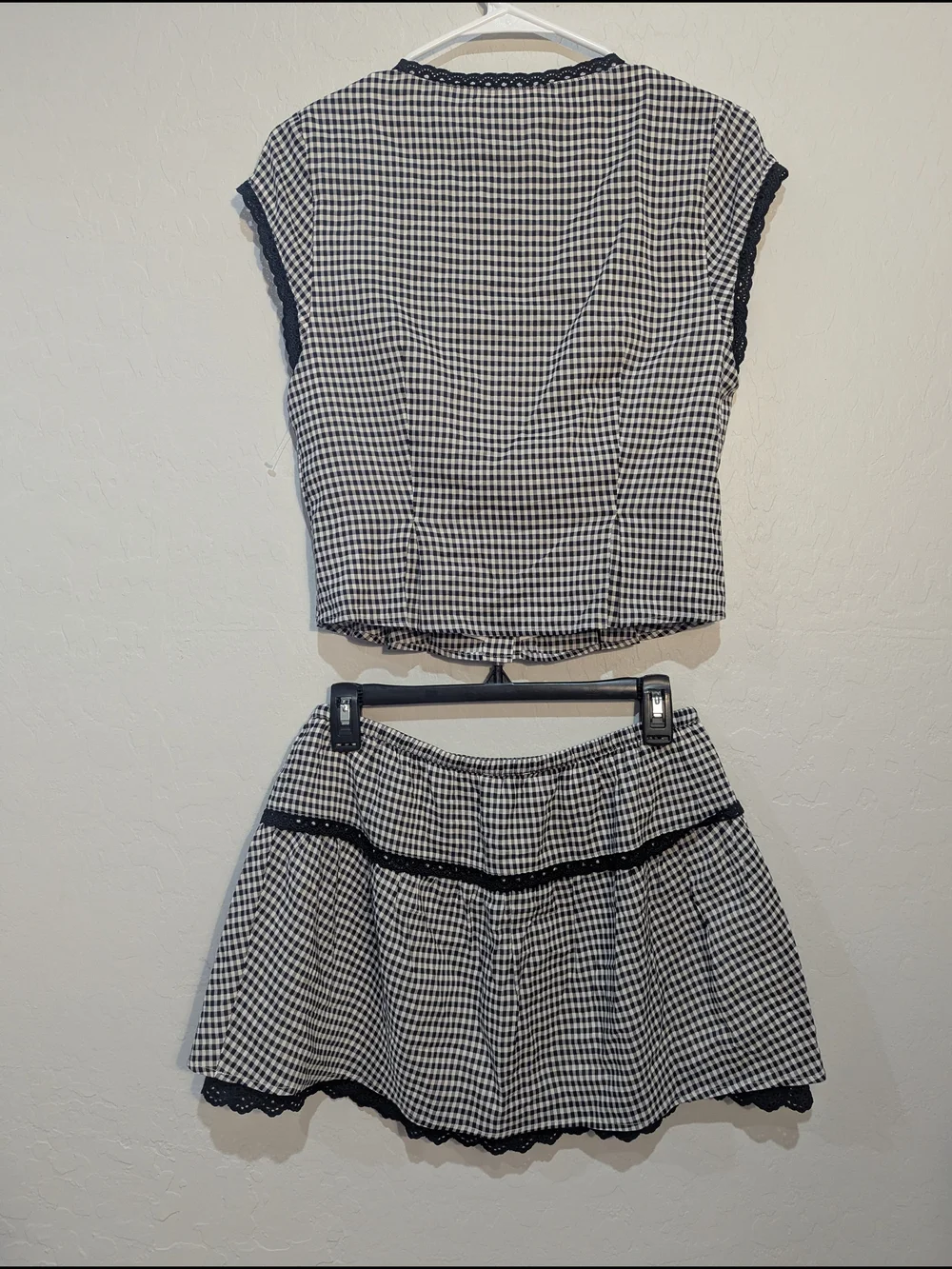 Reformation Valetta Two Piece In Remy Check - Size 6 - Picture 12 of 12